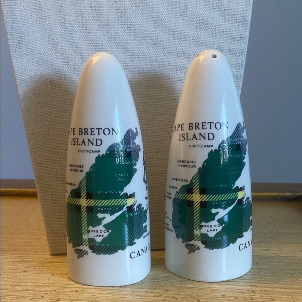 Vintage Cape Breton Island Salt and Pepper Shakers